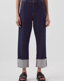 Jeans|Comptoir des Cotonniers Ava - Jean Straight Selvedge 4287 Denim_Brut