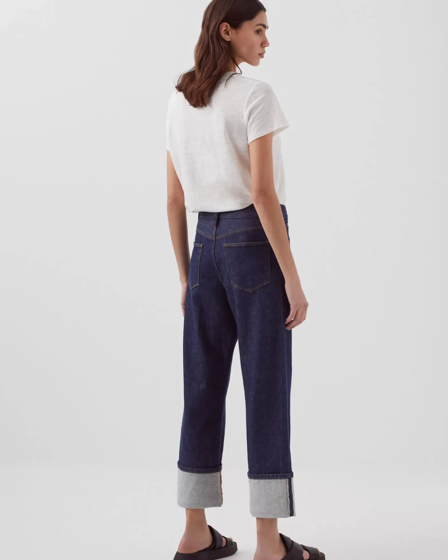 Jeans|Comptoir des Cotonniers Ava - Jean Straight Selvedge 4287 Denim_Brut