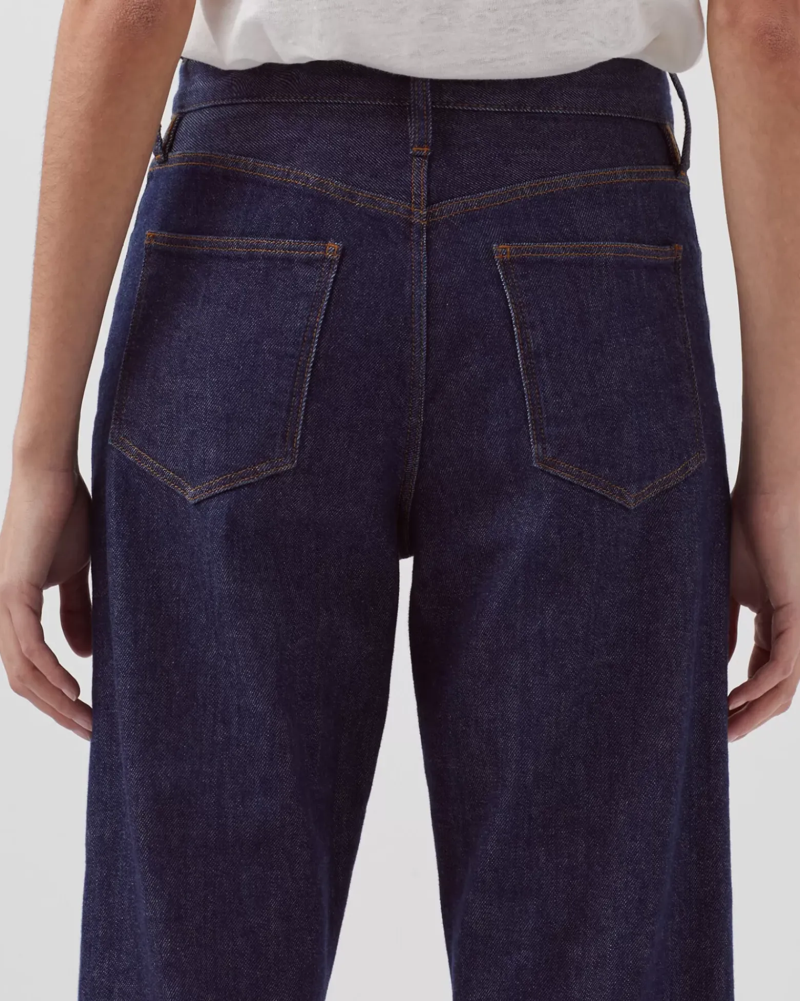 Jeans|Comptoir des Cotonniers Ava - Jean Straight Selvedge 4287 Denim_Brut