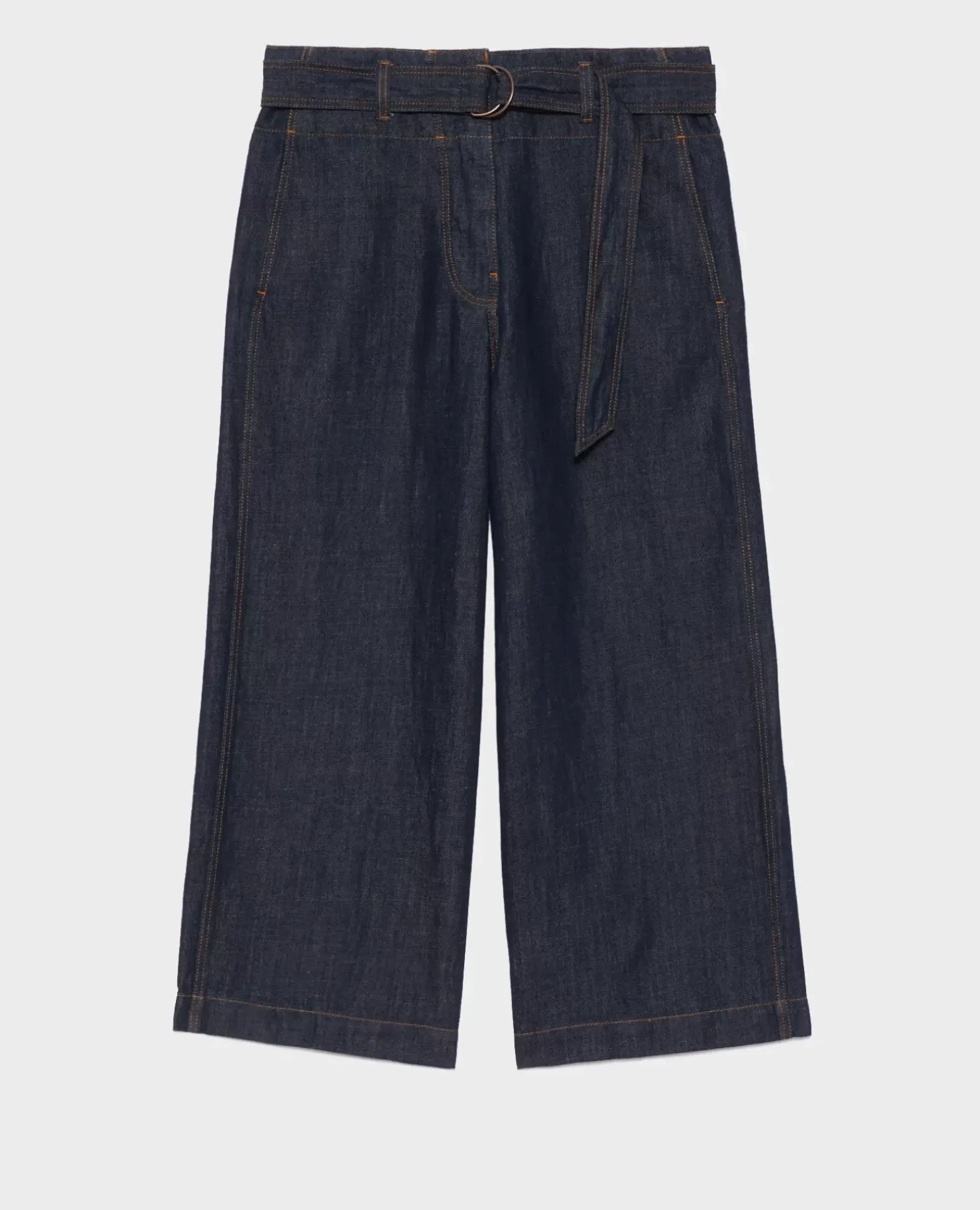 Pantalons|Comptoir des Cotonniers Babeth - Jupe-Culotte 0681 Rinse Denim