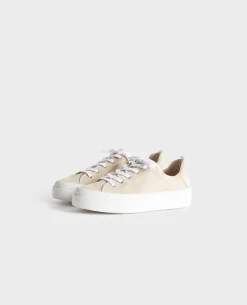 Chaussures|Comptoir des Cotonniers Billie - Baskets En Cuir 7003 30 Natural