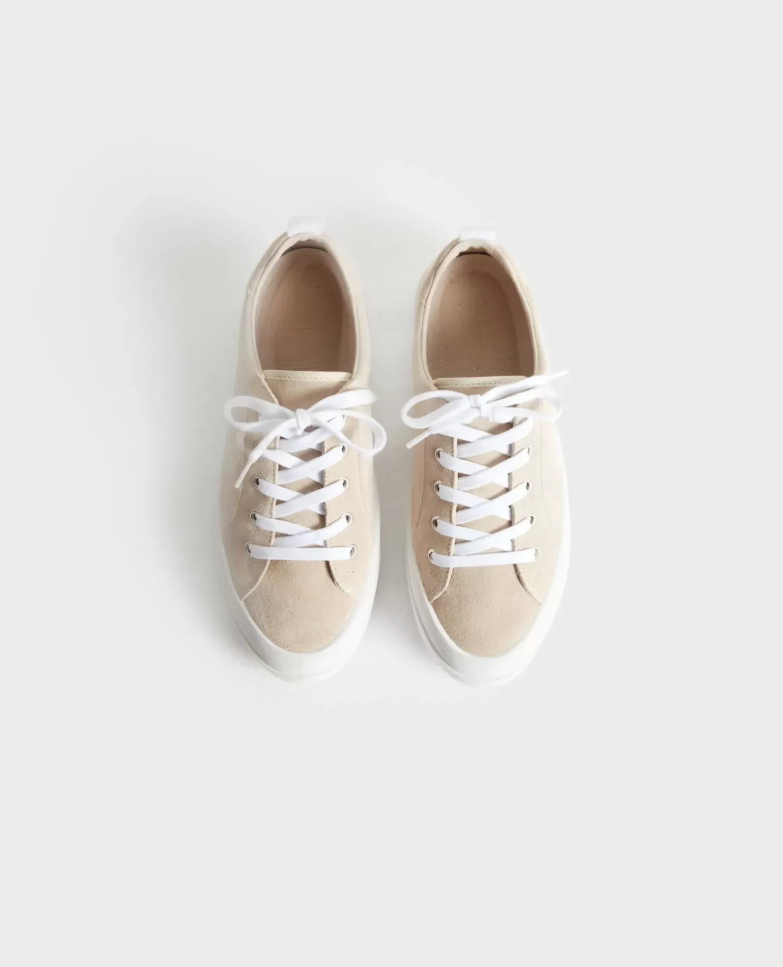 Chaussures|Comptoir des Cotonniers Billie - Baskets En Cuir 7003 30 Natural