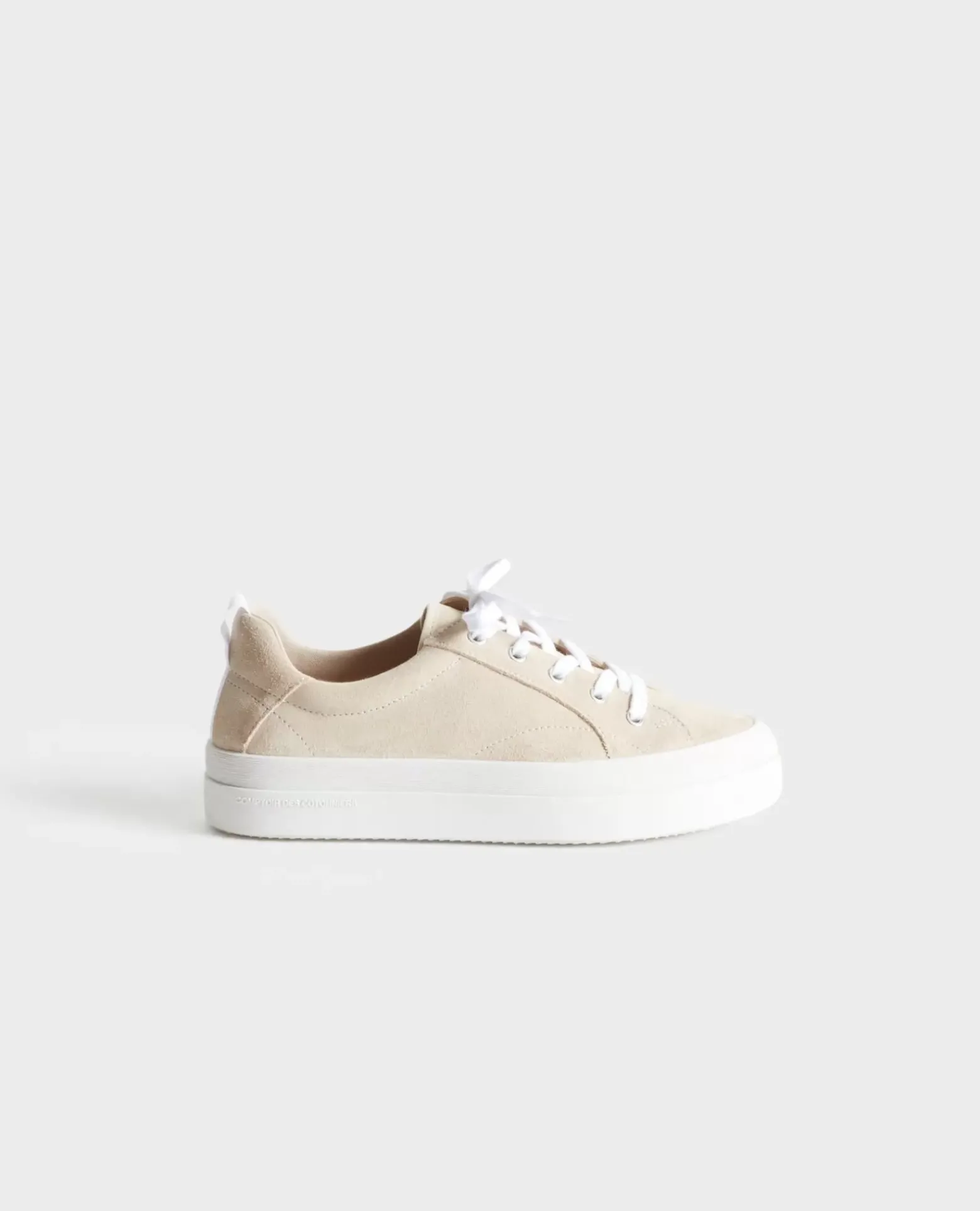 Chaussures|Comptoir des Cotonniers Billie - Baskets En Cuir 7003 30 Natural