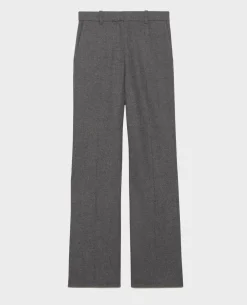 Pantalons|Comptoir des Cotonniers Blandine - Pantalon Droit En Flanelle 8901 04 Gray