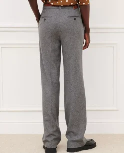 Pantalons|Comptoir des Cotonniers Blandine - Pantalon Droit En Flanelle 8901 04 Gray