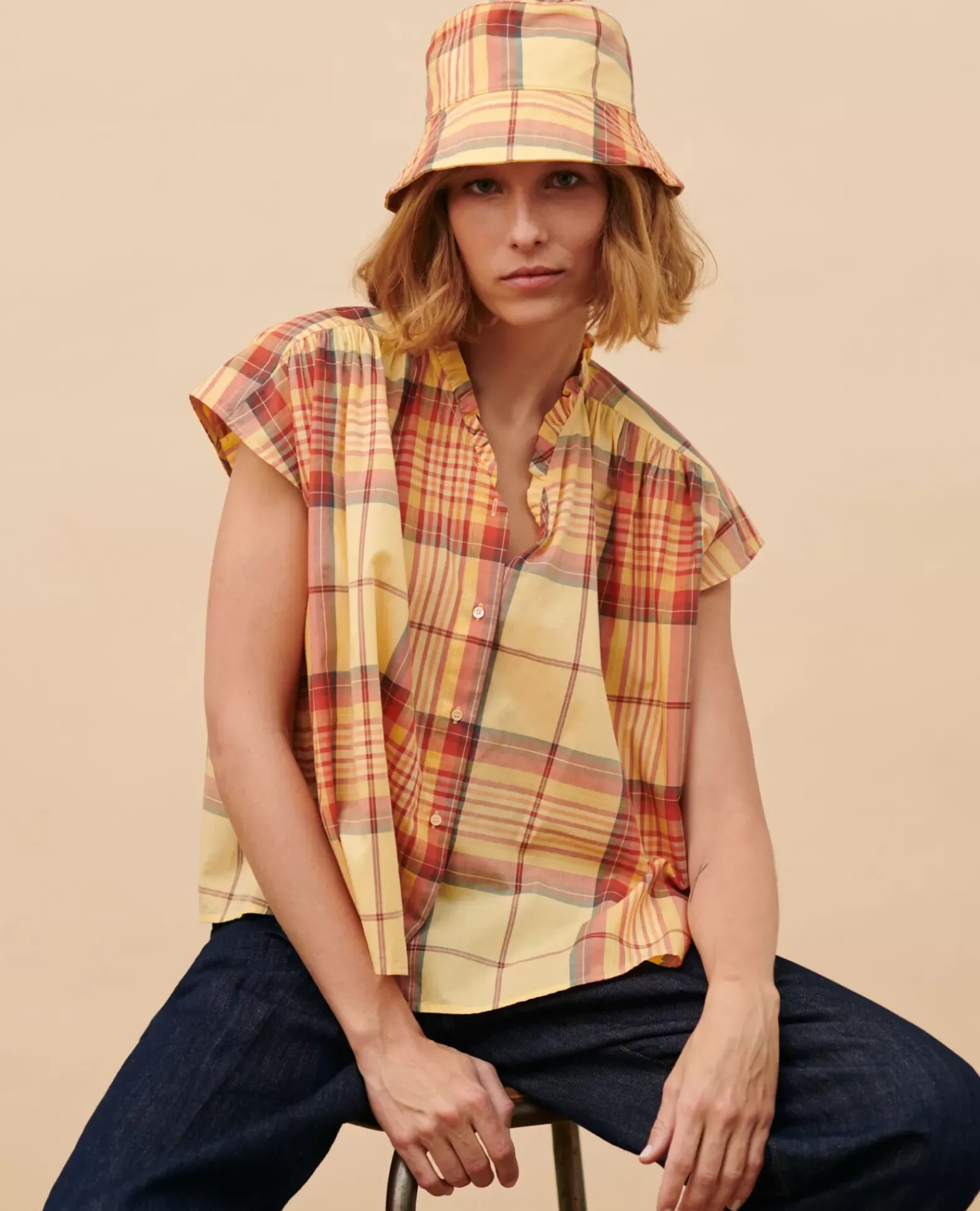 Blouses & Chemises|Comptoir des Cotonniers Blouse En Coton 0241 Orange