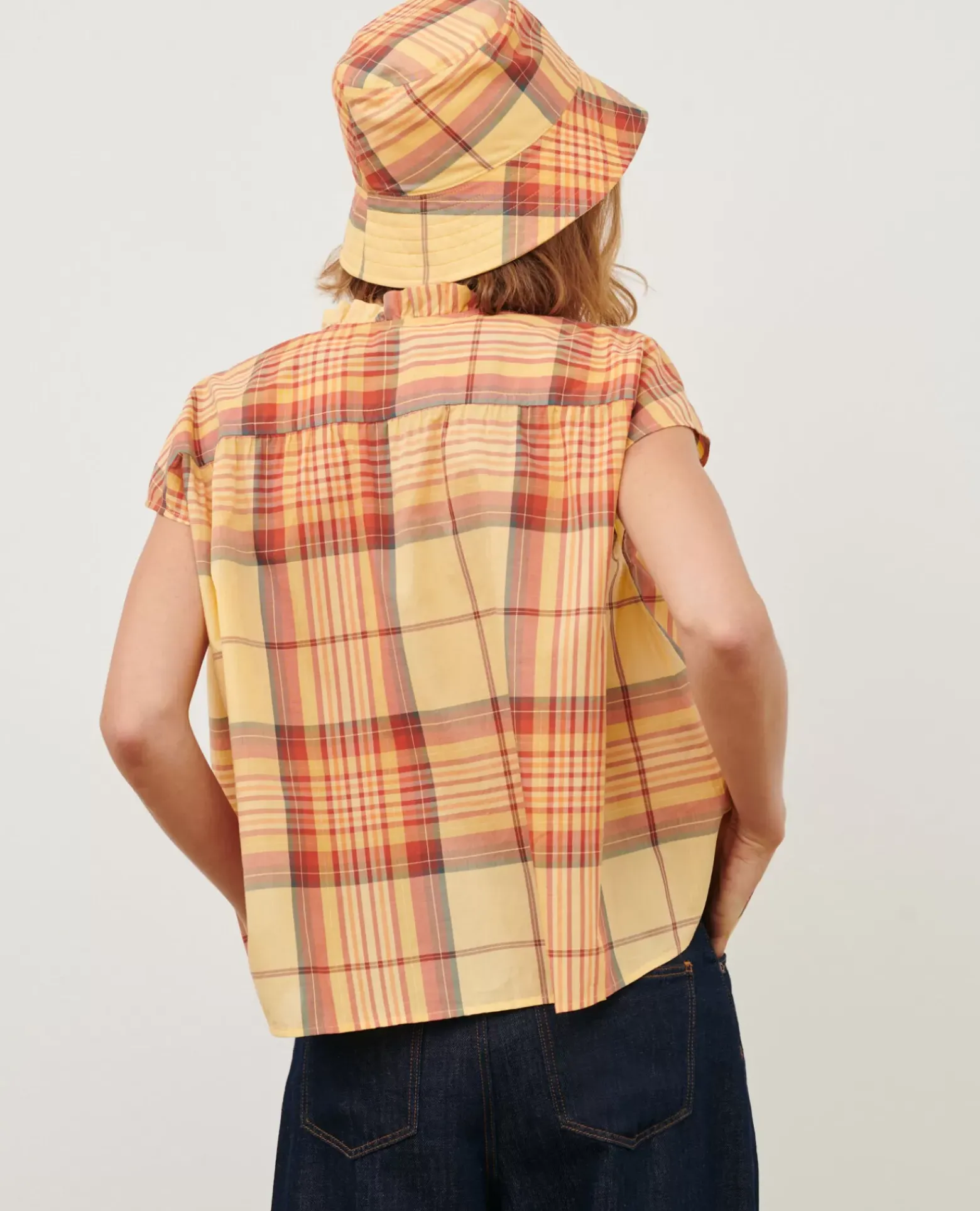 Blouses & Chemises|Comptoir des Cotonniers Blouse En Coton 0241 Orange