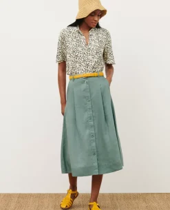 Blouses & Chemises|Comptoir des Cotonniers Blouse Imprimee 7302C 119 Print Yellow