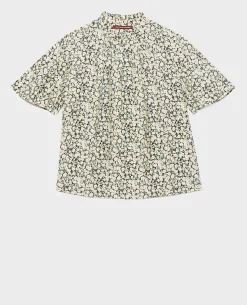 Blouses & Chemises|Comptoir des Cotonniers Blouse Imprimee 7302C 119 Print Yellow
