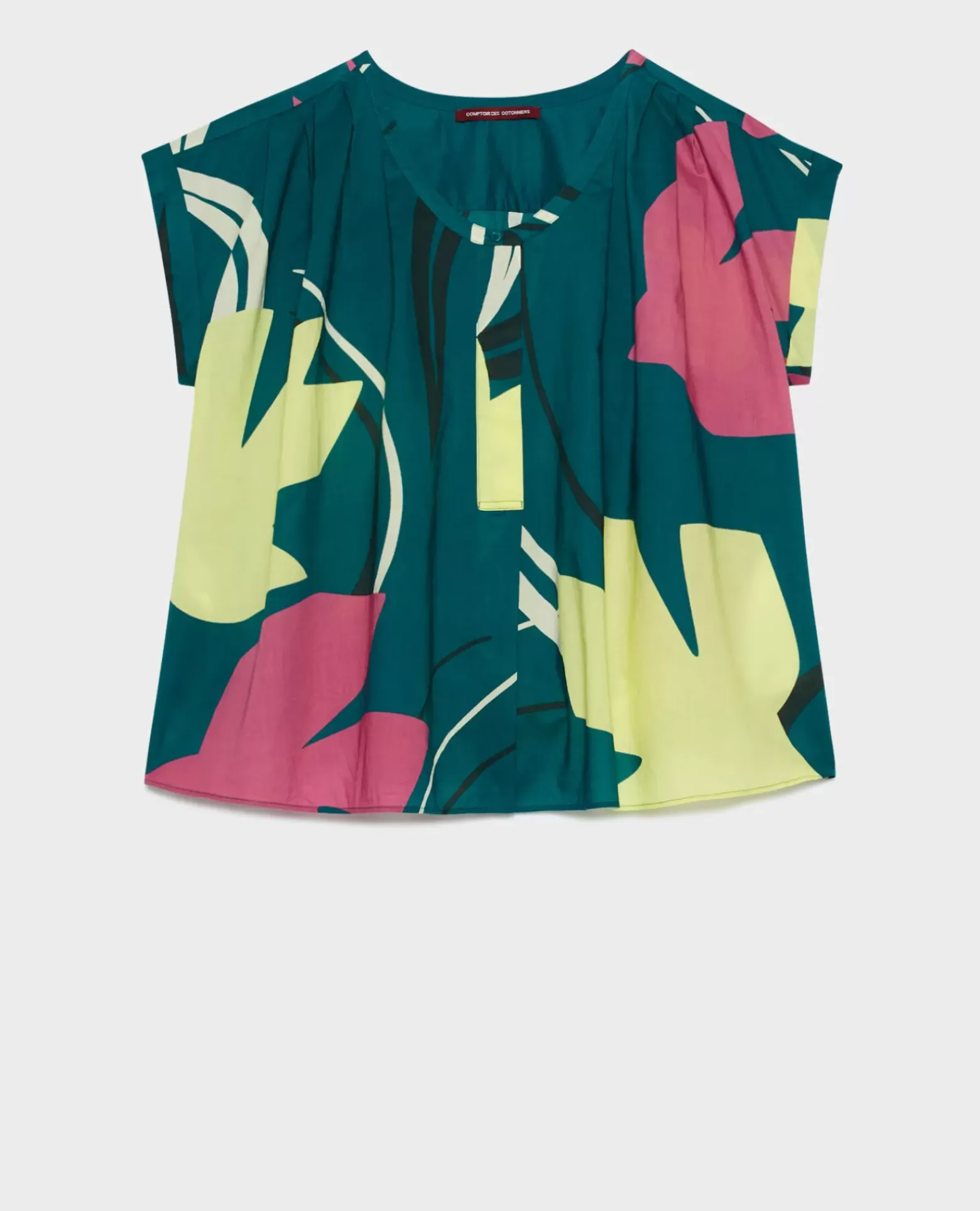 Blouses & Chemises|Comptoir des Cotonniers Blouse Imprimee 0649 Birdy Blue