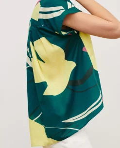 Blouses & Chemises|Comptoir des Cotonniers Blouse Imprimee 0649 Birdy Blue