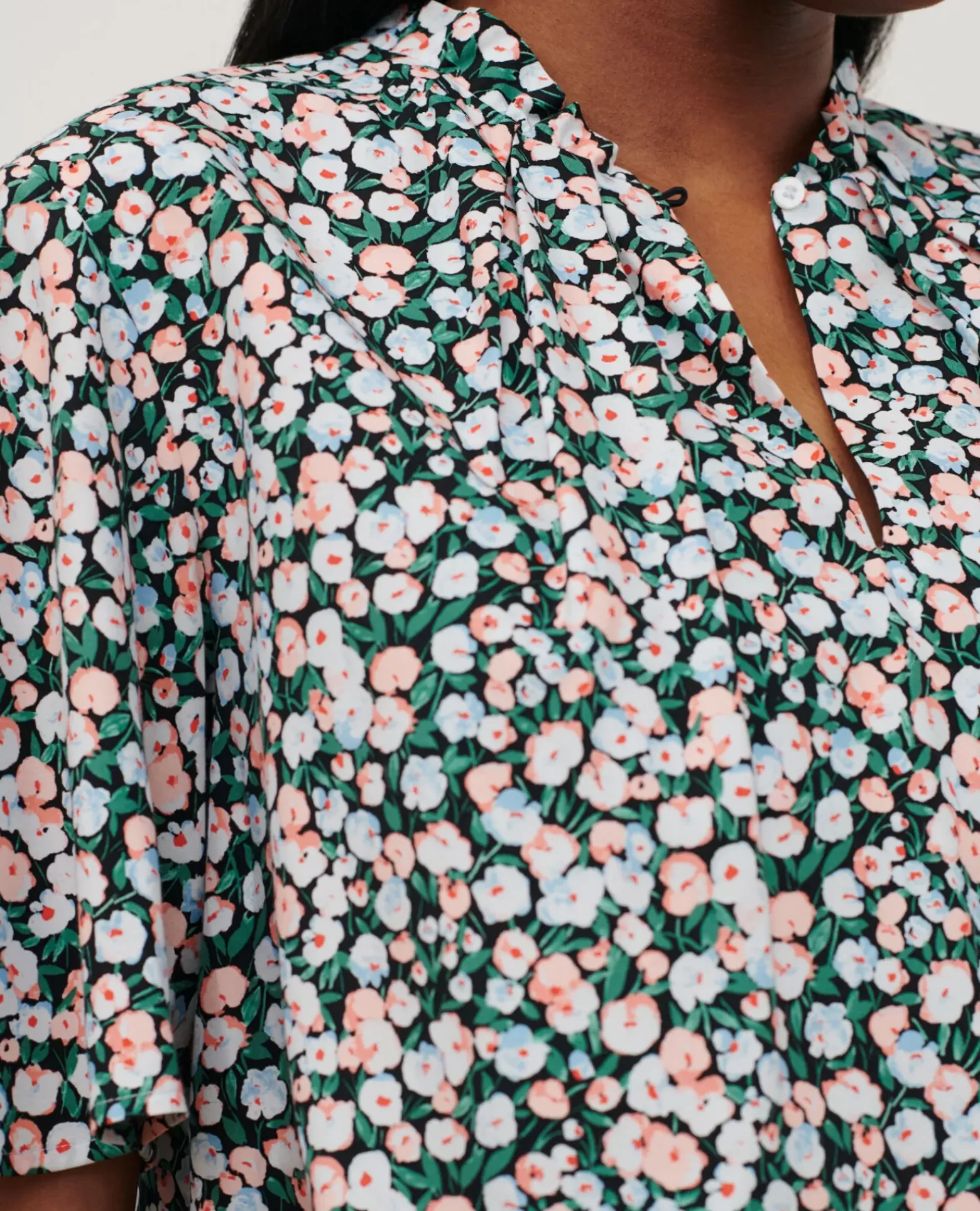 Blouses & Chemises|Comptoir des Cotonniers Blouse Imprimee 7300D 119 Print Blue