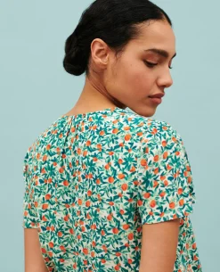 Blouses & Chemises|Comptoir des Cotonniers Blouse Imprimee Fluide 0221 Zest White