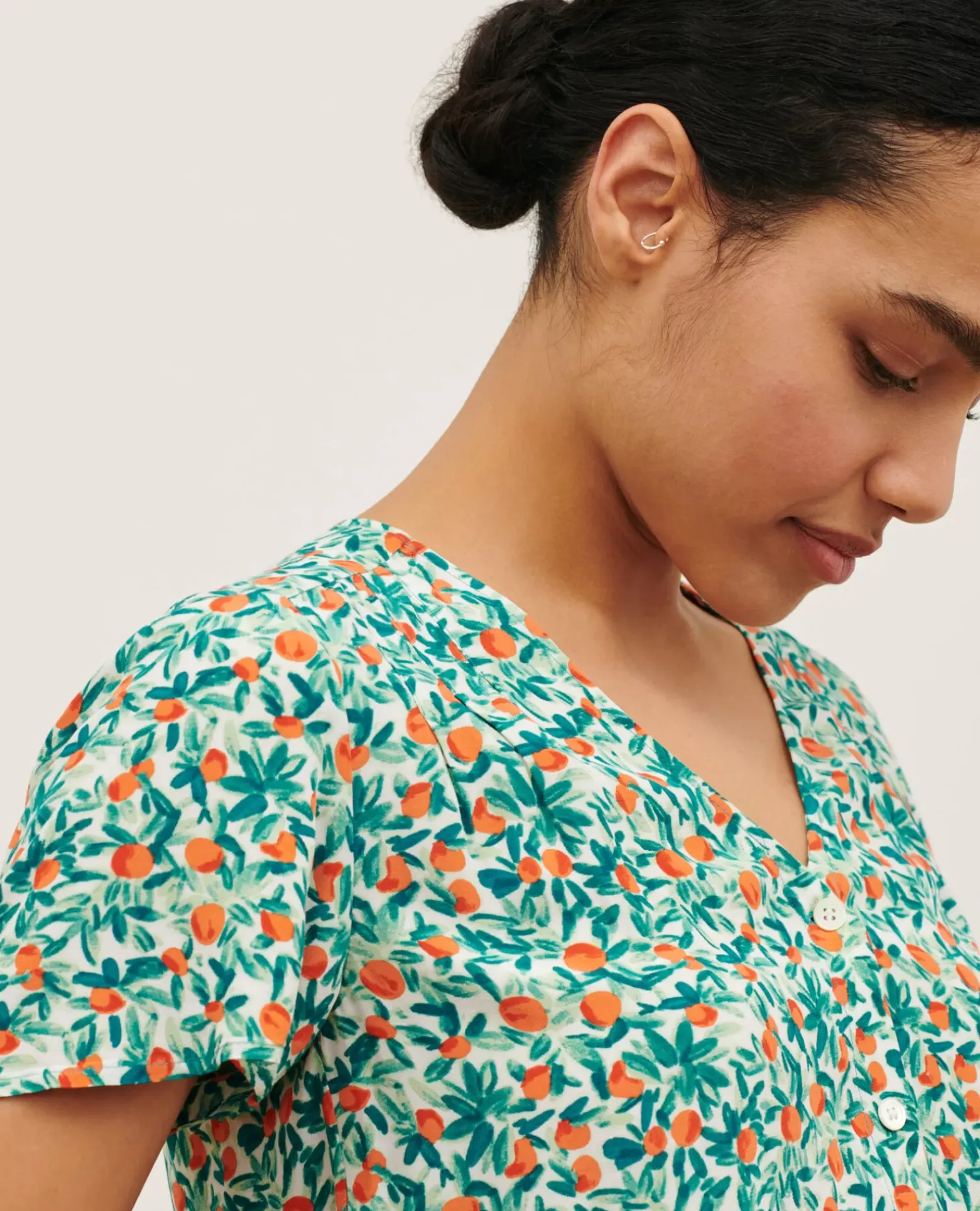 Blouses & Chemises|Comptoir des Cotonniers Blouse Imprimee Fluide 0221 Zest White