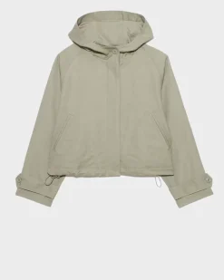 Vestes & Trenchs|Comptoir des Cotonniers Blouson En Lin Melange 0560 Vetiver