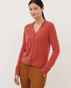 Maille|Comptoir des Cotonniers Cardigan En Cachemire 8830 16 Red