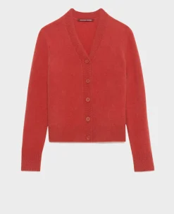 Maille|Comptoir des Cotonniers Cardigan En Cachemire 8830 16 Red