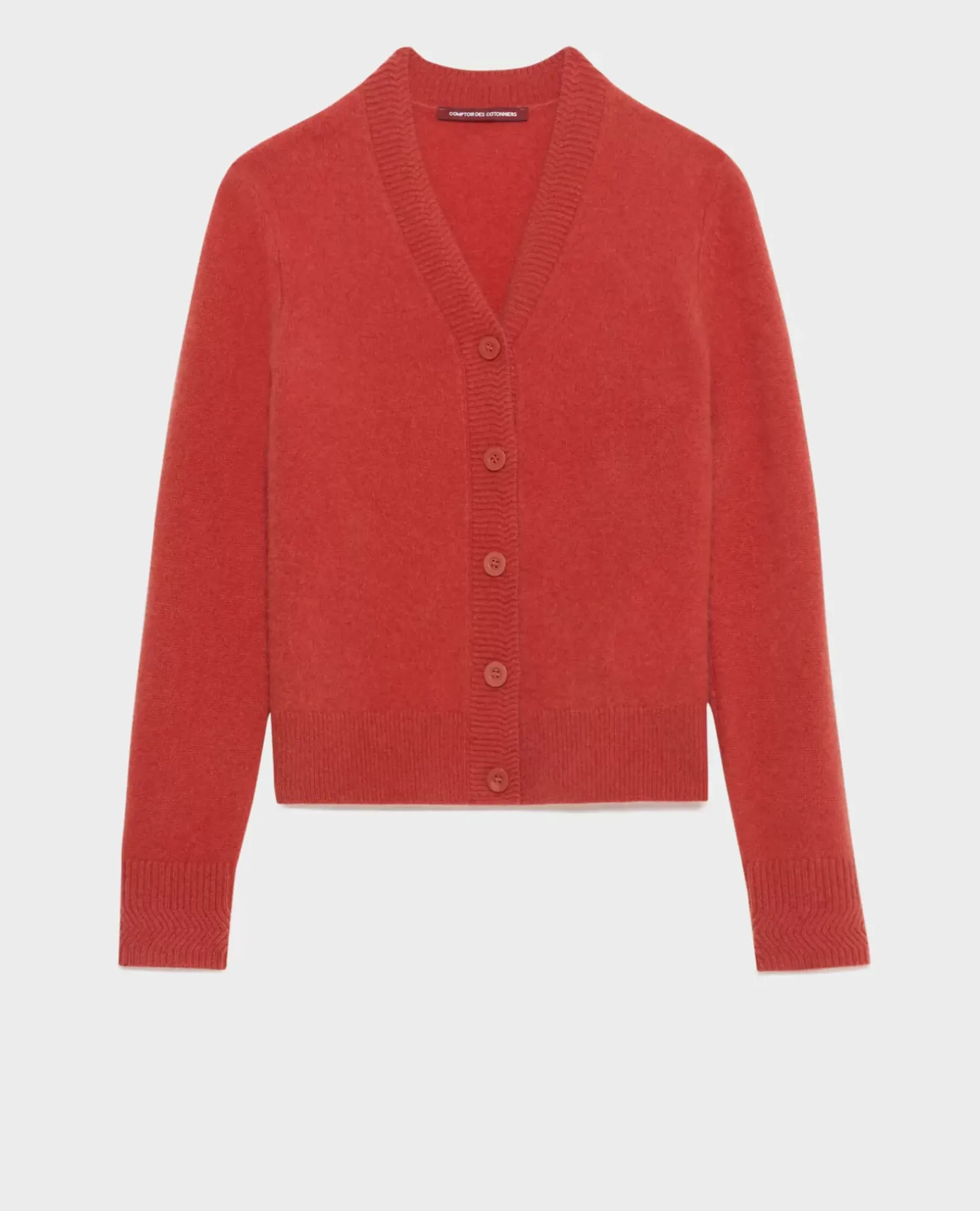 Maille|Comptoir des Cotonniers Cardigan En Cachemire 8830 16 Red