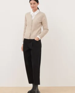 Maille|Comptoir des Cotonniers Cardigan En Cachemire 8810 02 Lightgray