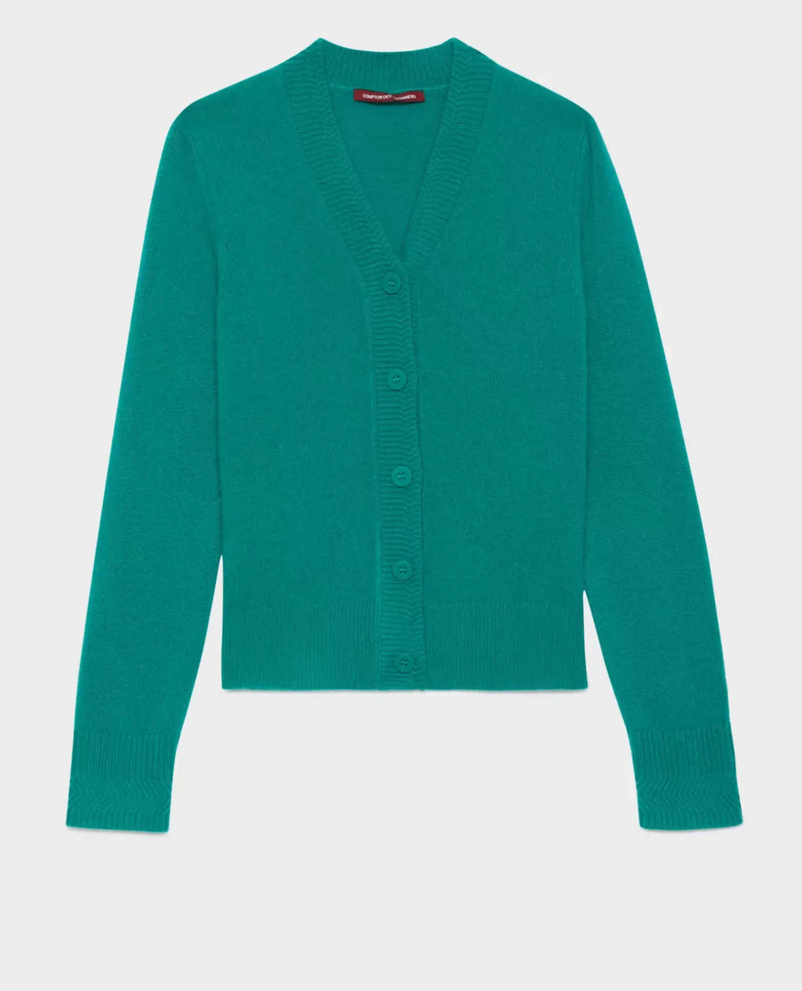Maille|Comptoir des Cotonniers Cardigan En Cachemire 0553 Emerald Green