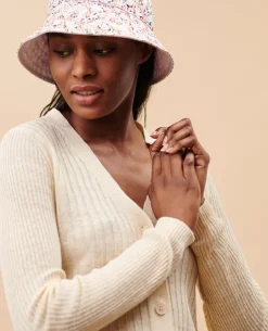 Maille|Comptoir des Cotonniers Cardigan En Lin 0010 Buttercream