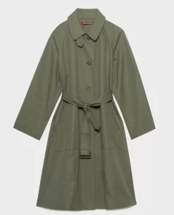 Vestes & Trenchs|Comptoir des Cotonniers Catherine - Trench Ample 0571 Thyme Green