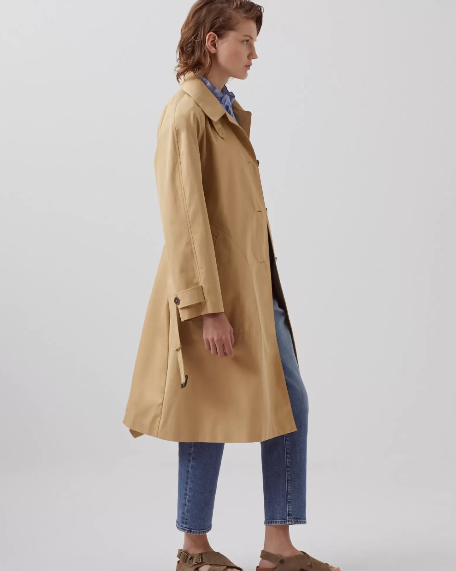 Vestes & Trenchs|Comptoir des Cotonniers Catherine - Trench Ample 0321 Starfish Beige