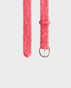 Ceintures|Comptoir des Cotonniers Ceinture Fine Tressee En Cuir 0134 Spritz