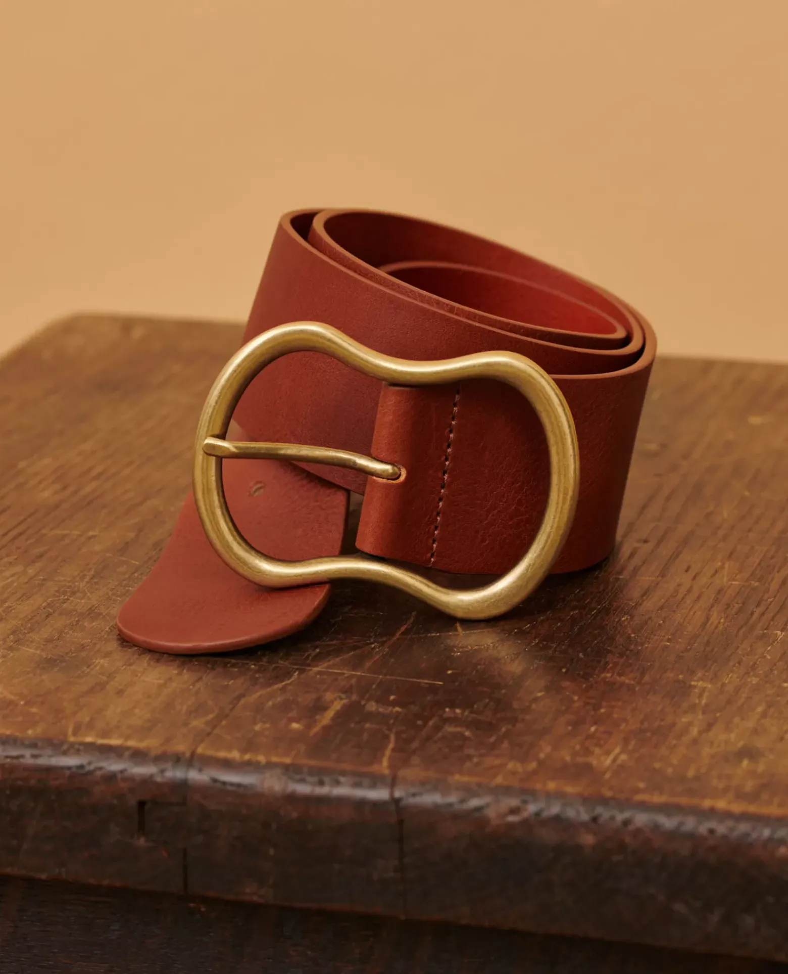 Ceintures|Comptoir des Cotonniers Ceinture Large En Cuir 4190D Emperador