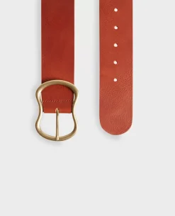 Ceintures|Comptoir des Cotonniers Ceinture Large En Cuir 4190D Emperador