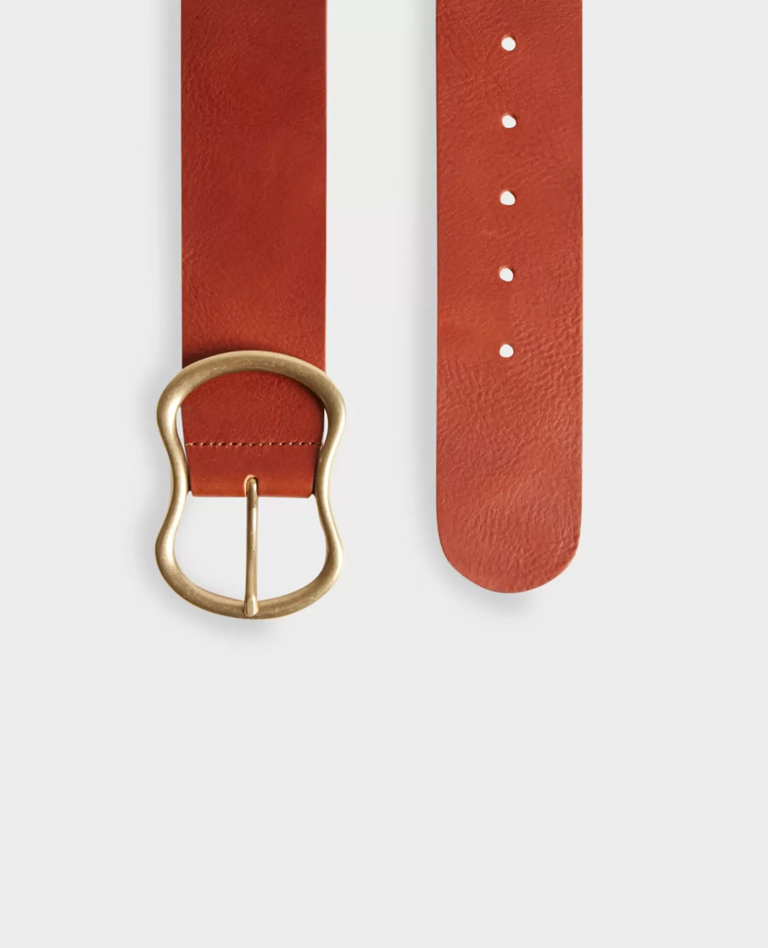 Ceintures|Comptoir des Cotonniers Ceinture Large En Cuir 4190D Emperador