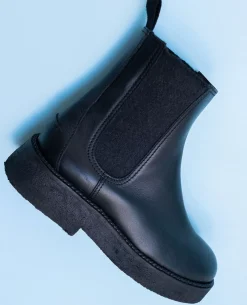 Chaussures|Comptoir des Cotonniers Chelsea Boots En Cuir 4216 Black_Beauty