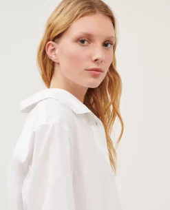Blouses & Chemises|Comptoir des Cotonniers Chemise Caftan Ample En Coton 0007 White