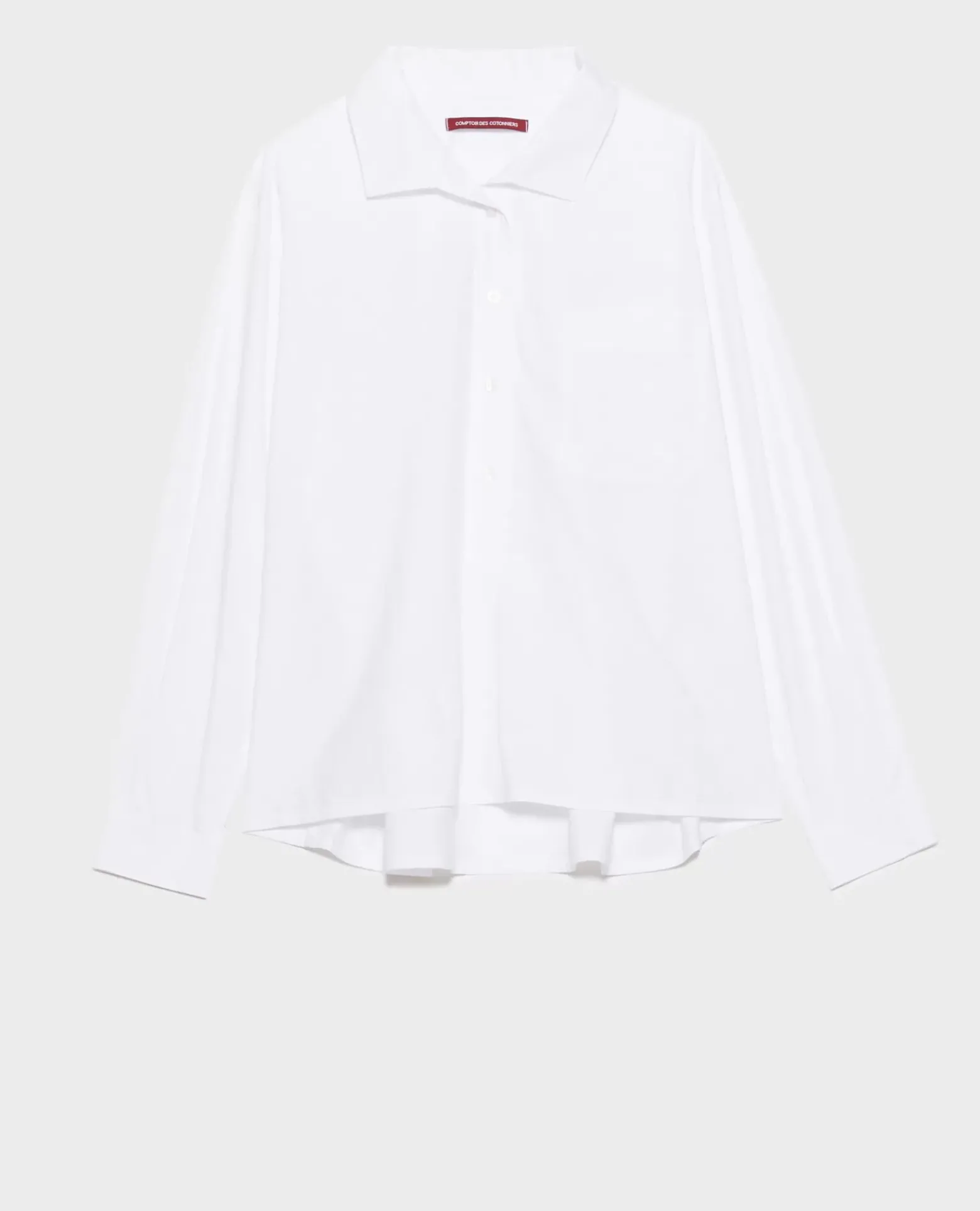 Blouses & Chemises|Comptoir des Cotonniers Chemise Caftan Ample En Coton 0007 White