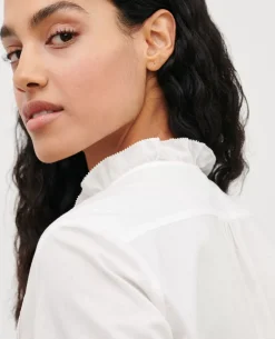 Blouses & Chemises|Comptoir des Cotonniers Chemise En Coton 4224 Gardenia