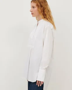 Blouses & Chemises|Comptoir des Cotonniers Chemise En Coton 4235 Optical White