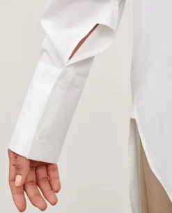 Blouses & Chemises|Comptoir des Cotonniers Chemise En Coton 4235 Optical White