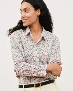 Blouses & Chemises|Comptoir des Cotonniers Chemise En Coton 0110 Champs Fleuris Pink
