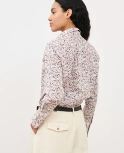 Blouses & Chemises|Comptoir des Cotonniers Chemise En Coton 0110 Champs Fleuris Pink