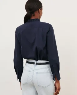Blouses & Chemises|Comptoir des Cotonniers Chemise En Coton 7012C 69 Navy