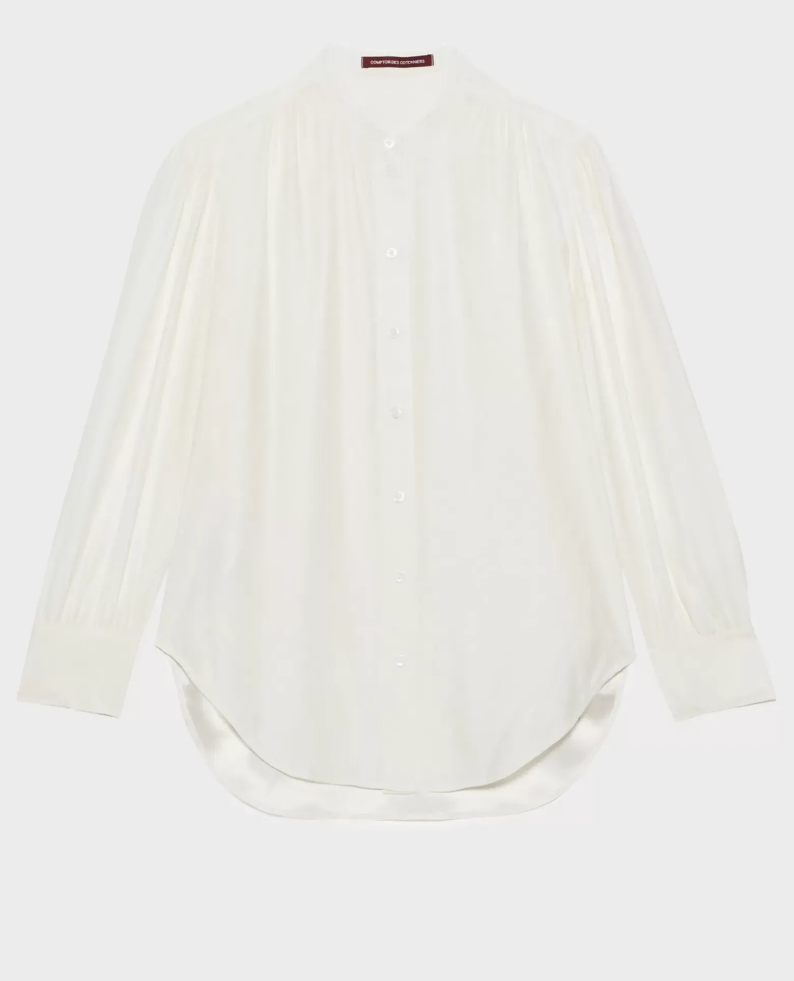 Blouses & Chemises|Comptoir des Cotonniers Chemise En Soie 4224 Gardenia