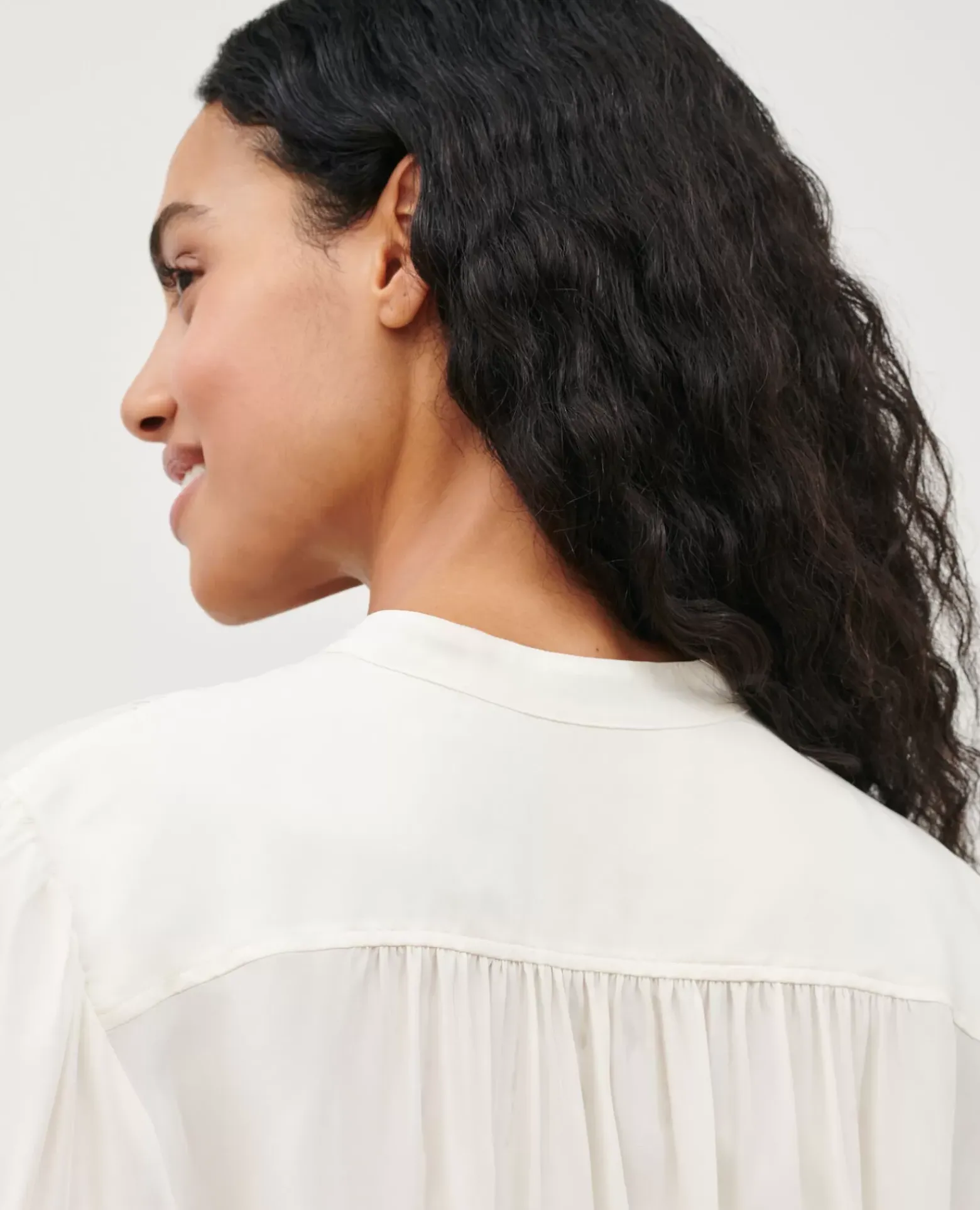 Blouses & Chemises|Comptoir des Cotonniers Chemise En Soie 4224 Gardenia