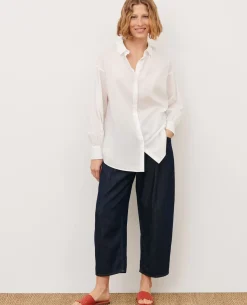 Blouses & Chemises|Comptoir des Cotonniers Chemise Tunique En Coton 0007 White