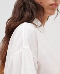 Blouses & Chemises|Comptoir des Cotonniers Chemise Tunique En Coton 0007 White