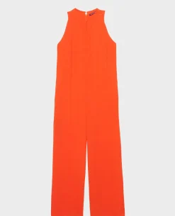 Pantalons|Comptoir des Cotonniers Combinaison Fluide 7020C 22 Orange