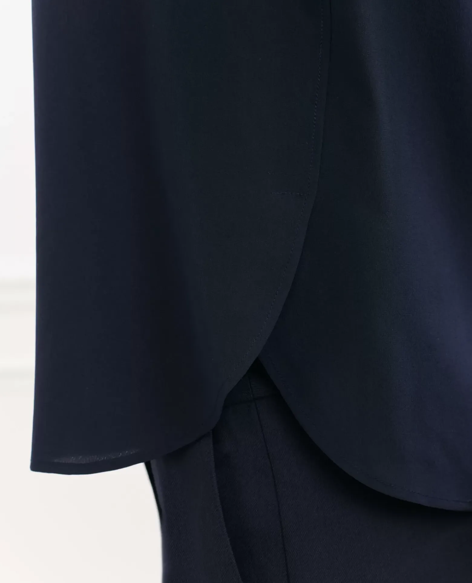 Tops|Comptoir des Cotonniers Corinne - T-Shirt En Soie 7012C 69 Navy