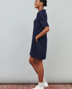 Robes|Comptoir des Cotonniers Daisy - Robe Iconique En Lin 68 Blue