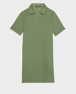 Robes|Comptoir des Cotonniers Daisy - Robe Iconique En Lin 52 Green