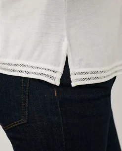 Tops|Comptoir des Cotonniers Debardeur En Coton Melange 06 Gray
