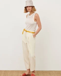 Tops|Comptoir des Cotonniers Debardeur En Coton Melange 0007 White